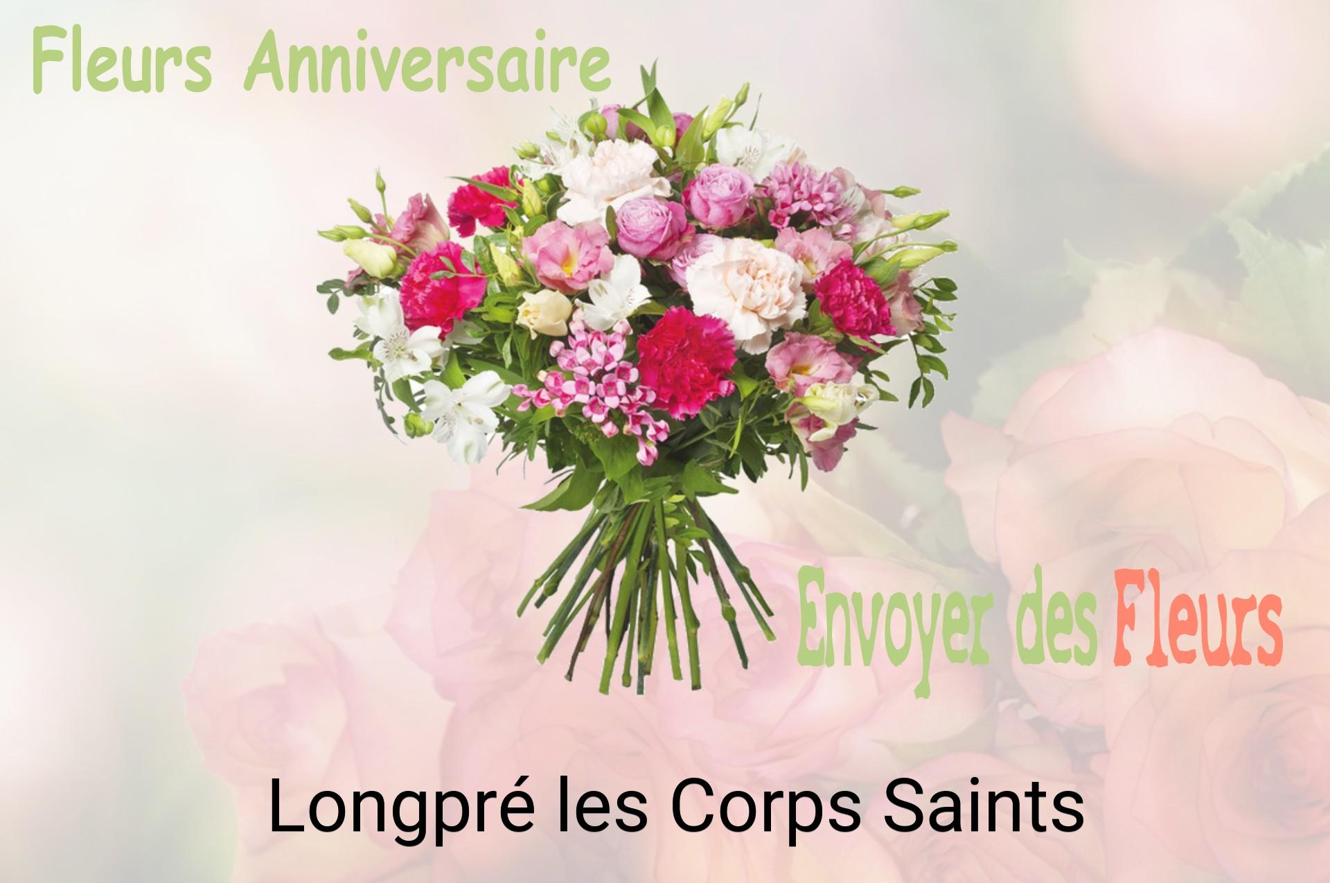 Bouquet de fleurs d’anniversaire livré à Longpré-les-Corps-Saints