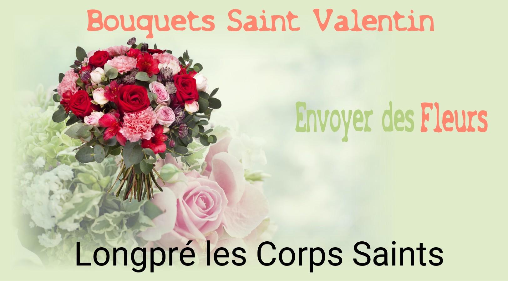 Roses de Saint-Valentin livrées à Longpré-les-Corps-Saints